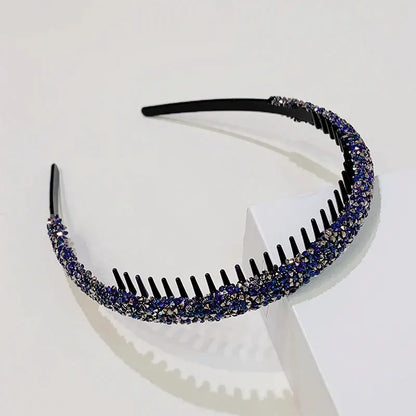 Women Rhinestones Antislip Hairband For Women Sweet Hair Decorate Crystal Headband Hair Band Hoop Fashion Hair Accessories by All Mart Bristol Ltd