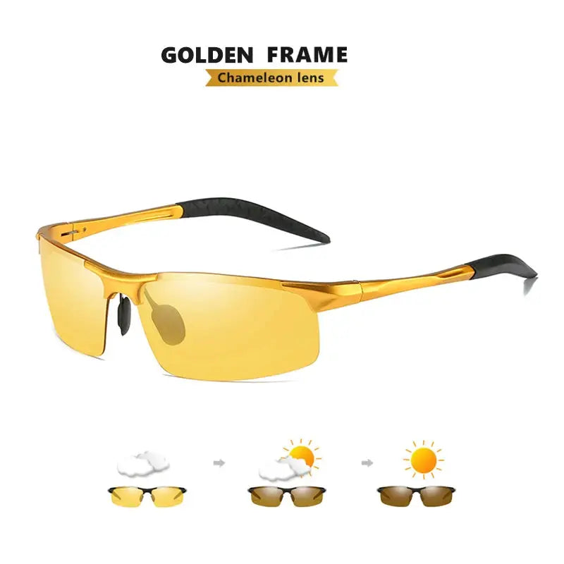 Top Anti-glare Day Night Vision Glasses For Driving Men Polarized Sunglasses Photochromic Driver Goggles Glasses zonnebril heren by All Mart Bristol Ltd