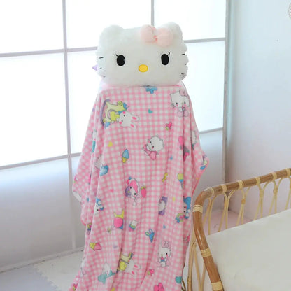 Big Size Hello Kitty Plush Toys Sanrio Anime Peripherals Hello Kitty Blanket KT Cat Stuffed Dolls Hello Kitty Xmas Gift For Kid by All Mart Bristol Ltd