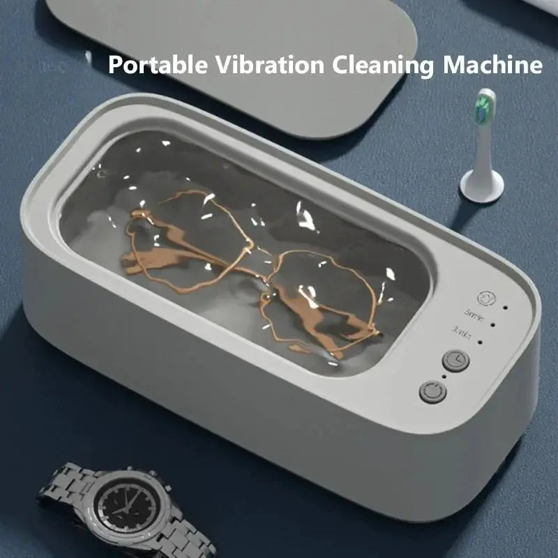 Youpin Ultrasonic High-frequency Vibration Cleaners 3 Gear 360° Glasses Cleaning Machine Timing For Jewelry Eyeglass Makeup Tool by All Mart Bristol Ltd