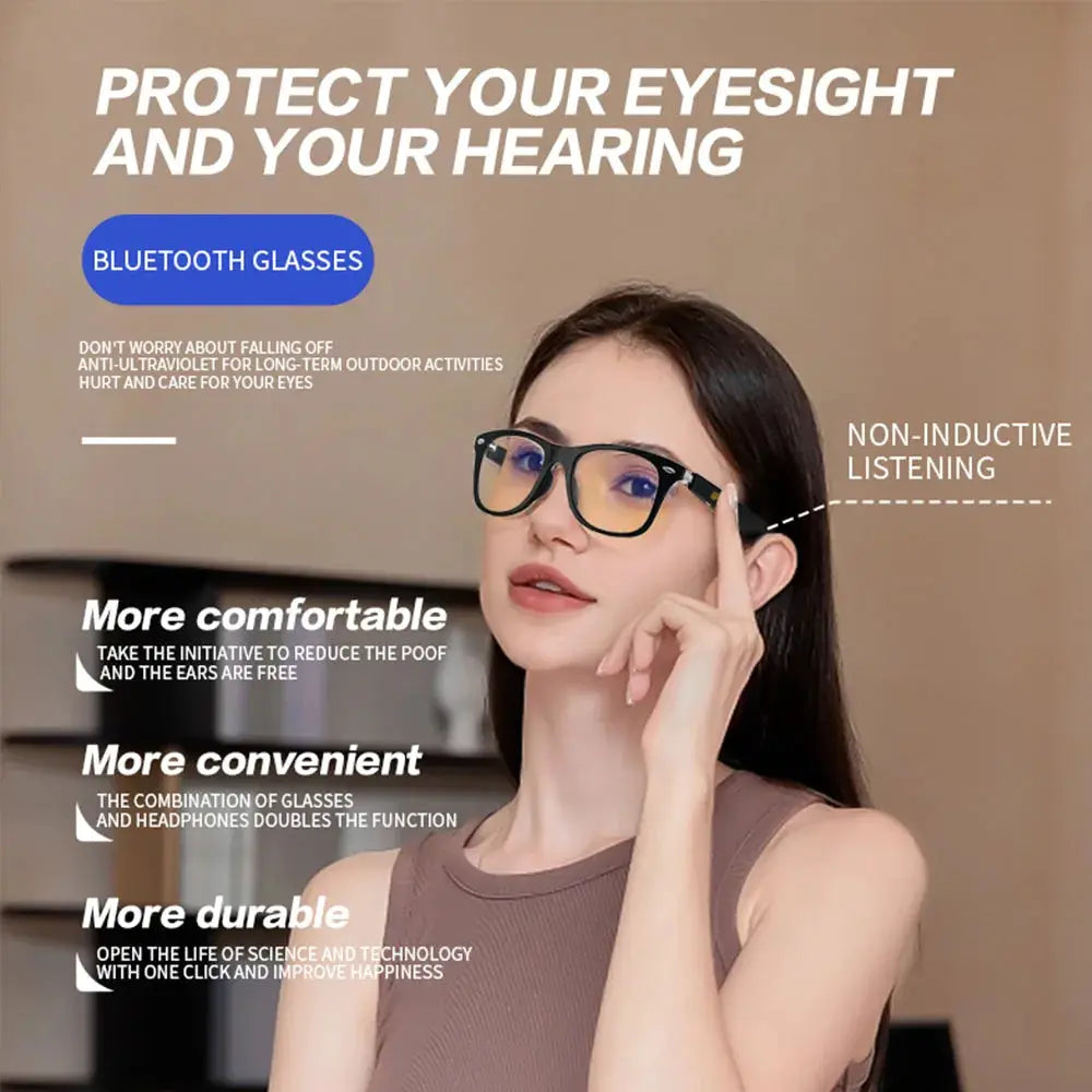 Smart Sunglasses Bluetooth glasses,Wireless HD UV Protective Lens Eyewear Waterproof Speaker,listen to songs, talk sunglasses by All Mart Bristol Ltd