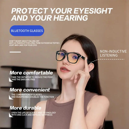 Smart Sunglasses Bluetooth glasses,Wireless HD UV Protective Lens Eyewear Waterproof Speaker,listen to songs, talk sunglasses by All Mart Bristol Ltd