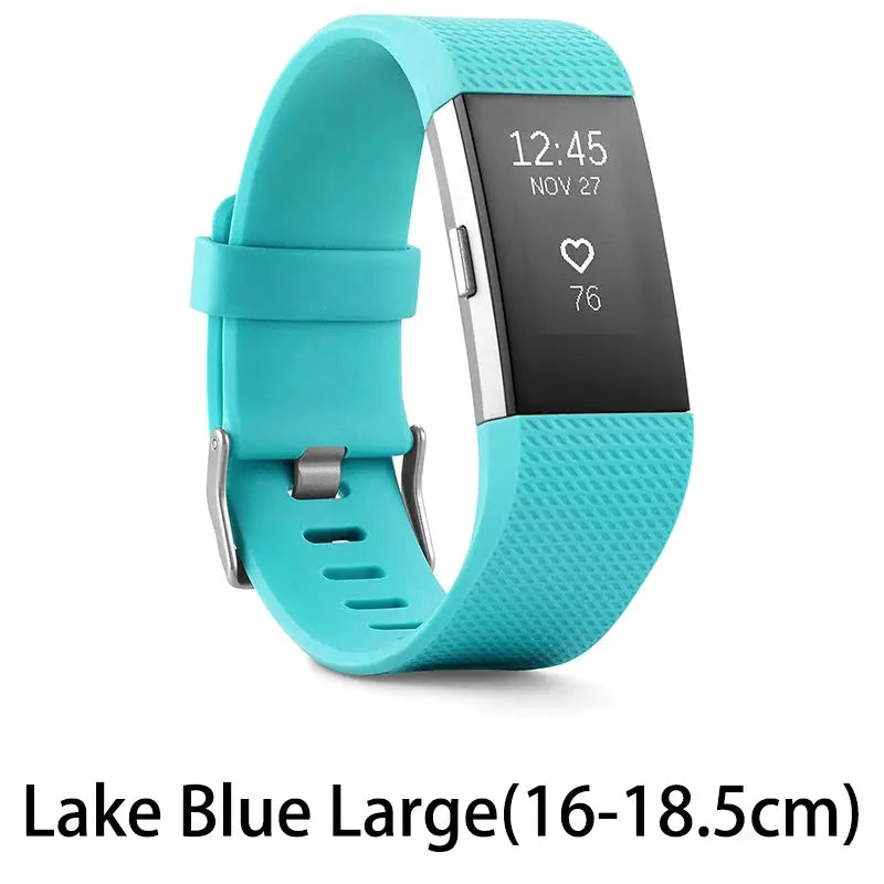 Fitbit Charge 2 smart wristband heart rate monitoring exercise pedometer fitness sleep call notification GPS IOS Android by All Mart Bristol Ltd