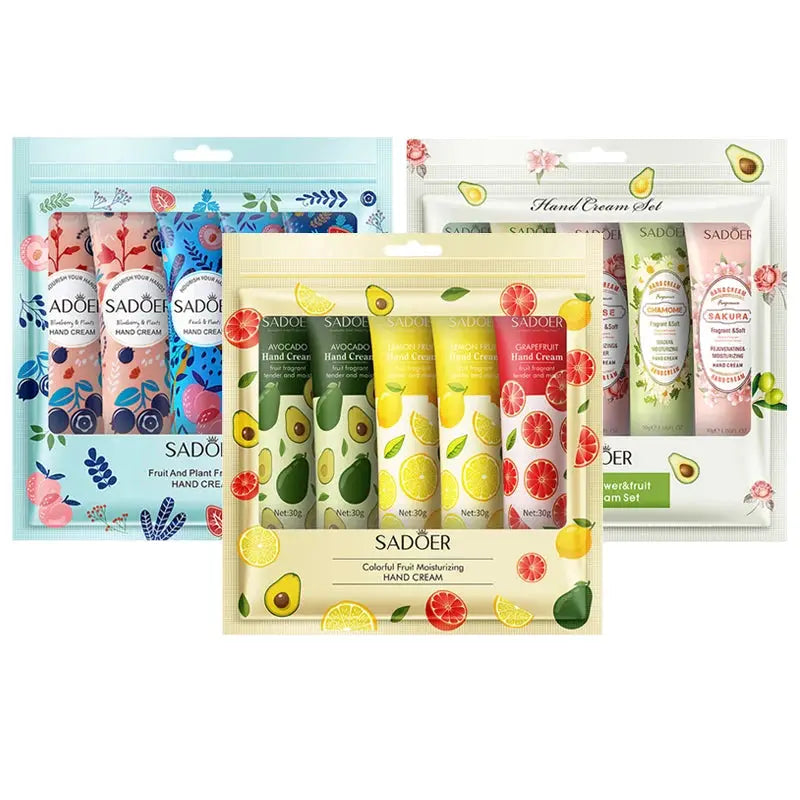 15pcs Avocado Sakura fragrant Hand Cream Sets Moisturizing Repair Anti Dry Nourishing Hands skincare Lotion Sets Hands Care by All Mart Bristol Ltd