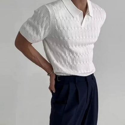 Men T Shirt Solid Color Striped O-neck Short Sleeve Streetwear Casual Men Clothing Summer 2023 Fitness Fashion Tee Tops by All Mart Bristol Ltd