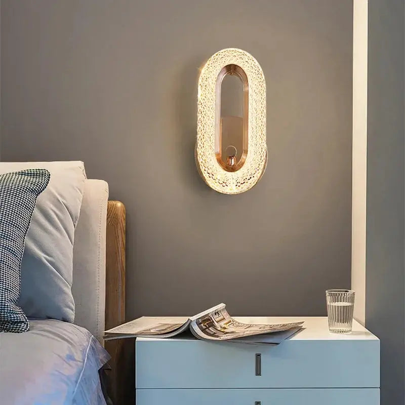 LED Wall Lamp Modern Nordic Wall Light Sconces Indoor Lighting for Living Room Bedroom Bedside Light Fixture Wall Decor Bathroom by All Mart Bristol Ltd