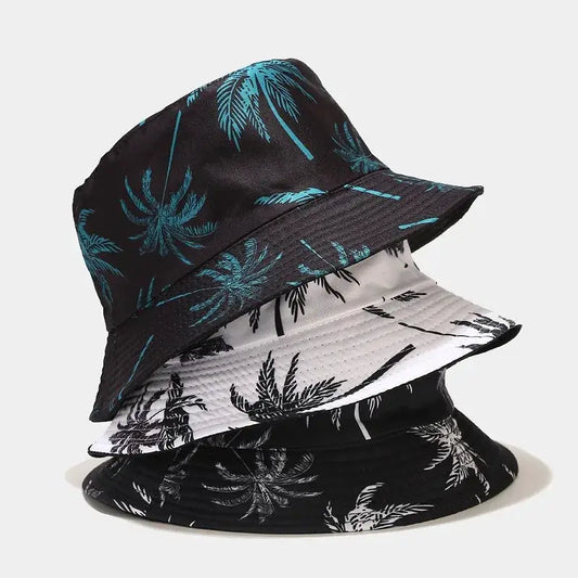 2024 Spring/Summer Suns-Protect Hat Bob Men’s Fashion Coco Print Bucket Hat Unisex Fisherman Hat Women’s Leisure Basin Cap by All Mart Bristol Ltd