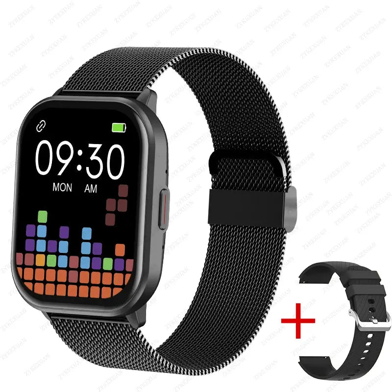2026 New Lady fashion Smart Watch Men Women Heart Rate Blood Pressure Fitness Tracker Bluetooth Call Smartwatch Man For Android by All Mart Bristol Ltd