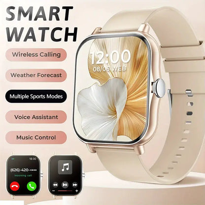 G.LWear New Women's Smart Watch Bluetooth Call Fitness Tracker Heart Rate Monitor Alarm Clock Outdoor Sports Men's Smartwatch by All Mart Bristol Ltd