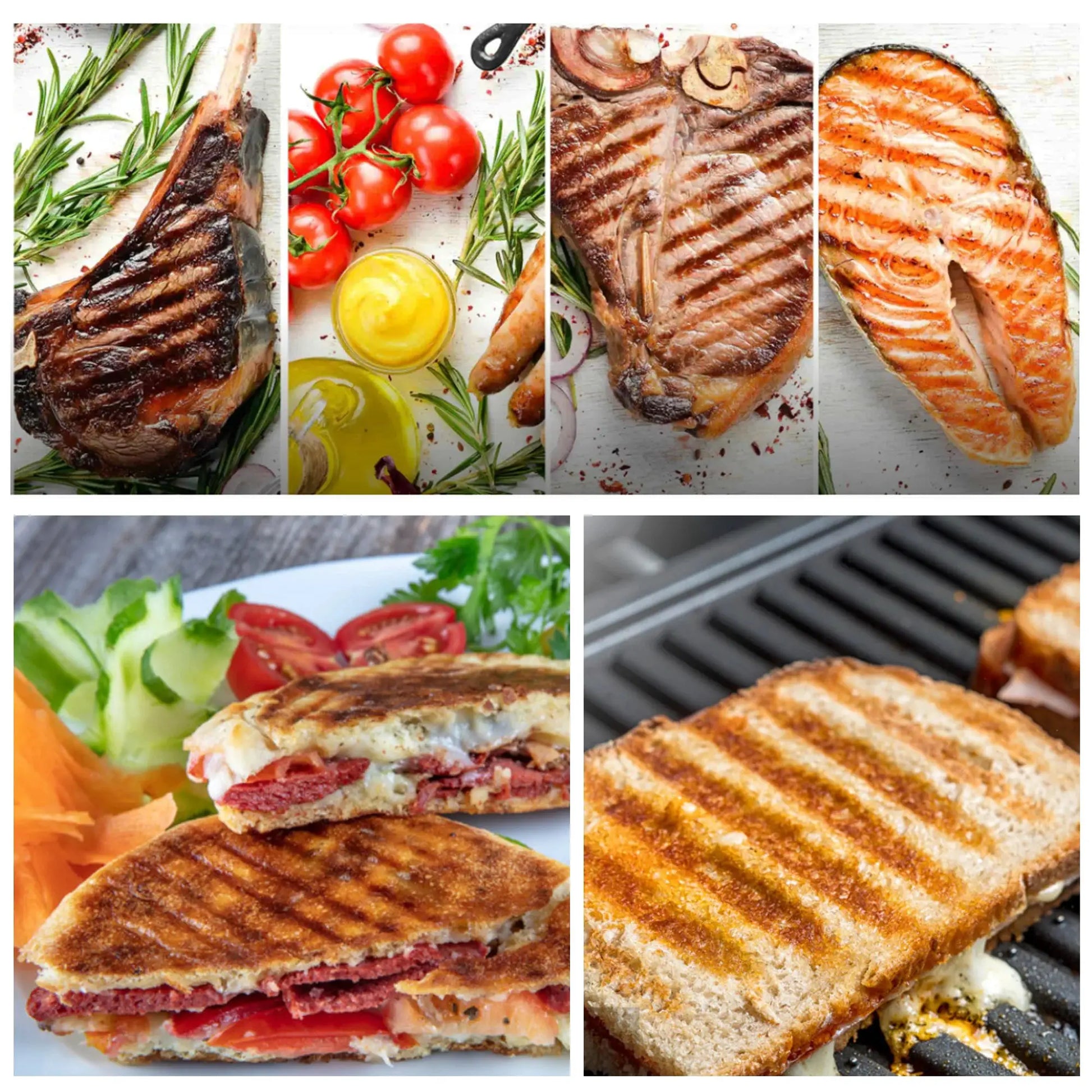 Sonifer Electric Contact Grill Panini Press and Barbecue Griddle by All Mart Bristol Ltd