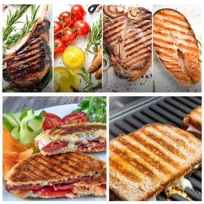 Sonifer Electric Contact Grill Panini Press and Barbecue Griddle by All Mart Bristol Ltd