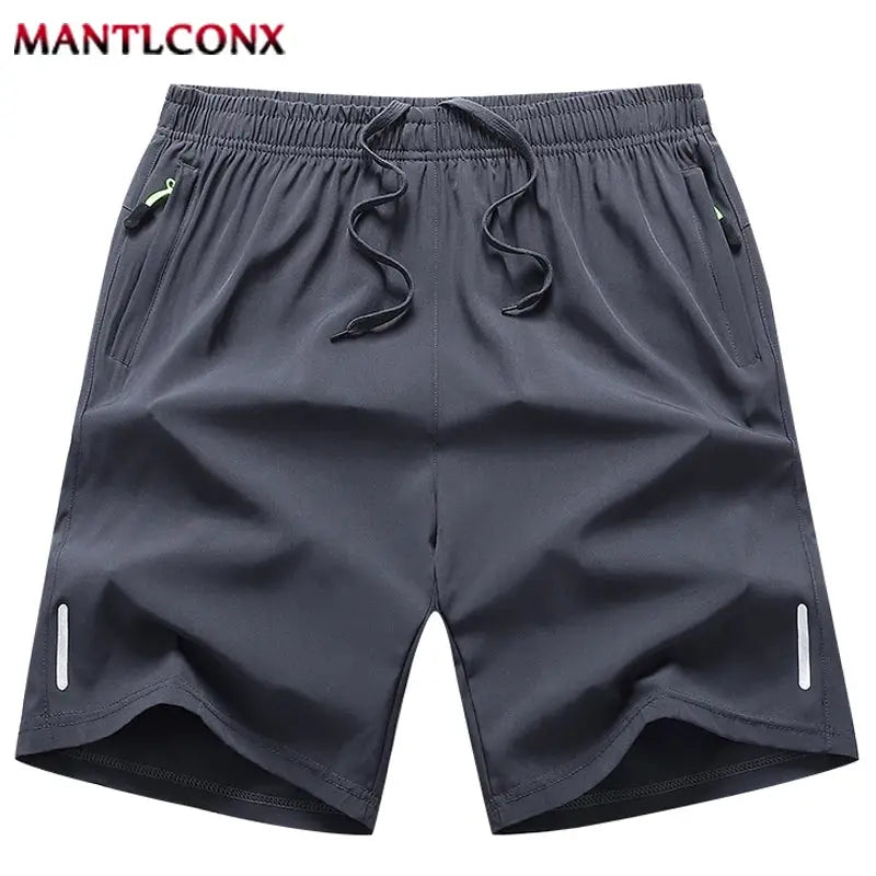 Summer Men's Sport Shorts Cool Sportswear Running Shorts Casual Bottoms Gym Fitness Training Jogging Short Pants Men Black Gray by All Mart Bristol Ltd
