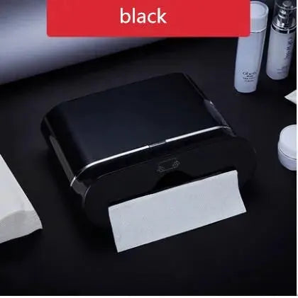 Vidric Fashion white/black/gold bathroom ABS material paper holder,bathroom accessories,paper case public products by All Mart Bristol Ltd