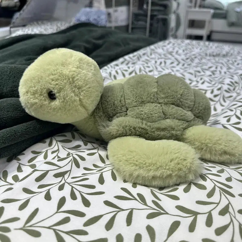 Realistic Tortoise Plush Toys Sea Turtle Soft Cute Animal Doll Stuffed Keyring Car Bag Children Gift by All Mart Bristol Ltd