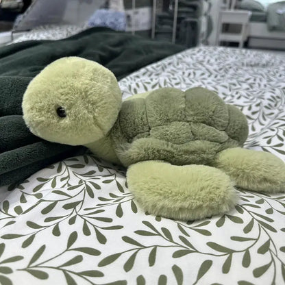 Realistic Tortoise Plush Toys Sea Turtle Soft Cute Animal Doll Stuffed Keyring Car Bag Children Gift by All Mart Bristol Ltd