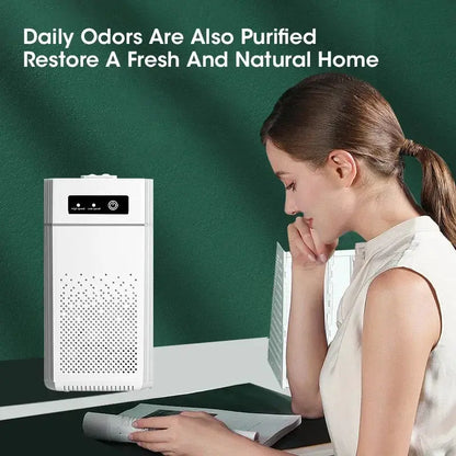 Portable Negative Ion Air Purifier with Replaceable HEPA Filter by All Mart Bristol Ltd