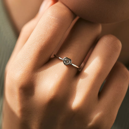 MODIAN Heart shape Cut Moissanite Solitaire Wedding Ring For Women 925 Sterling Silver D Color Wedding Band Fine Jewelry by All Mart Bristol Ltd