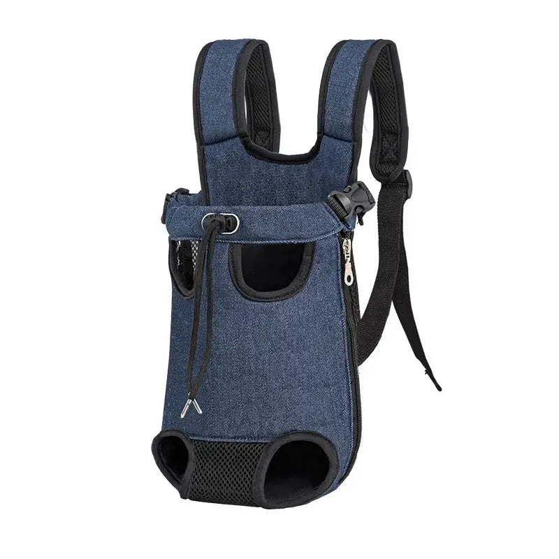 Adjustable Cat Carrier Bag Pet Double Shoulder Backpack Portable Bag Outdoor Travel Camping Hiking Cat Bag Dog Bag by All Mart Bristol Ltd