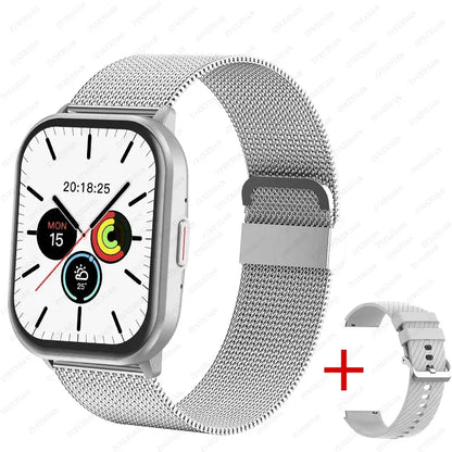 2026 New Lady fashion Smart Watch Men Women Heart Rate Blood Pressure Fitness Tracker Bluetooth Call Smartwatch Man For Android by All Mart Bristol Ltd