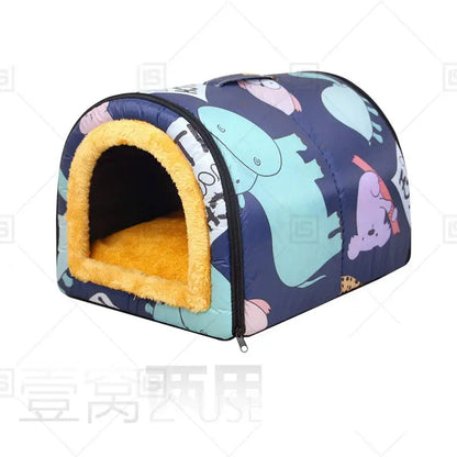 Cats and Dogs House House Small Dog Four Seasons General Can Be Dismantled and Washed Dog House Pet Supplies by All Mart Bristol Ltd