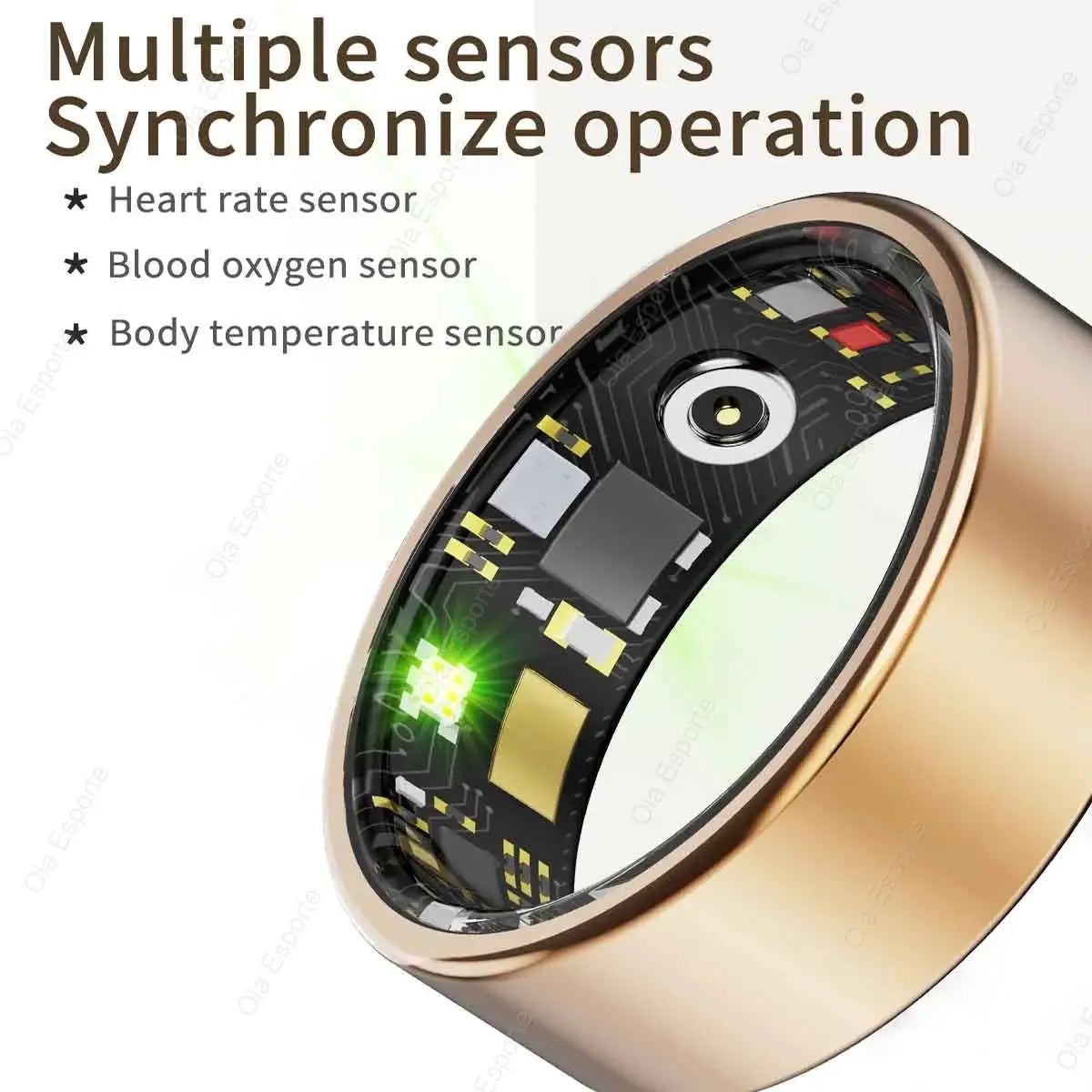 2026 New Smart Ring Men Women, Heart Rate Blood Oxygen and Sleep Monitor Smartring IP68 & 5ATM Waterproof, Multi-sport Mode Ring by All Mart Bristol Ltd