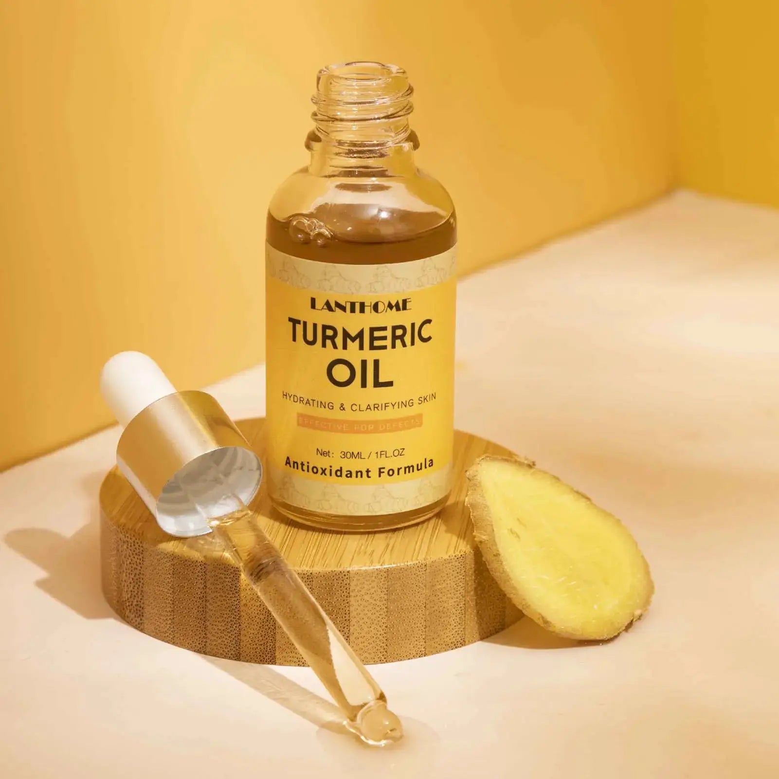 30ml Turmeric Oil Facial Turmeric Serums Deep Moisture Serums Turmeric Freckle Whitening Serum Nourish Smooth Face Skin Care by All Mart Bristol Ltd