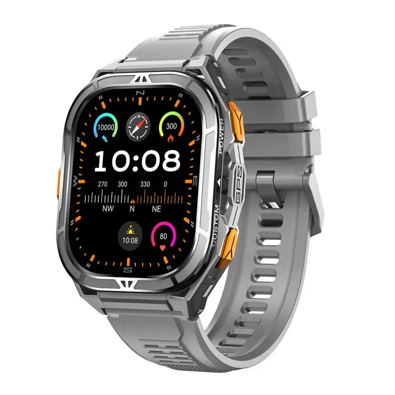 X5 Smart Watch 1.96inch Amoled Bluetooth Calling SOS Outdoors Sports Fitness Tracker SmartWatch For Men Women by All Mart Bristol Ltd