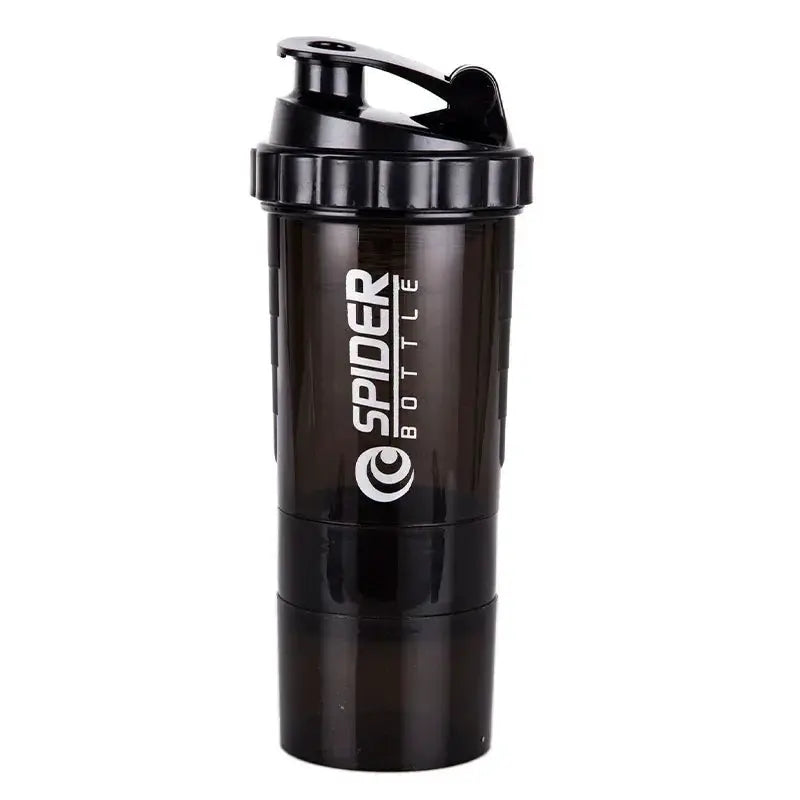 Shaker Bottle for Gym Protein Powder Cup 3 Layers Leak Proof Water Bottle for Gym Mixing Shake Bottle Outdoor Portable Drink Cup by All Mart Bristol Ltd