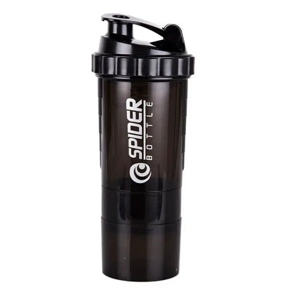 Shaker Bottle for Gym Protein Powder Cup 3 Layers Leak Proof Water Bottle for Gym Mixing Shake Bottle Outdoor Portable Drink Cup by All Mart Bristol Ltd