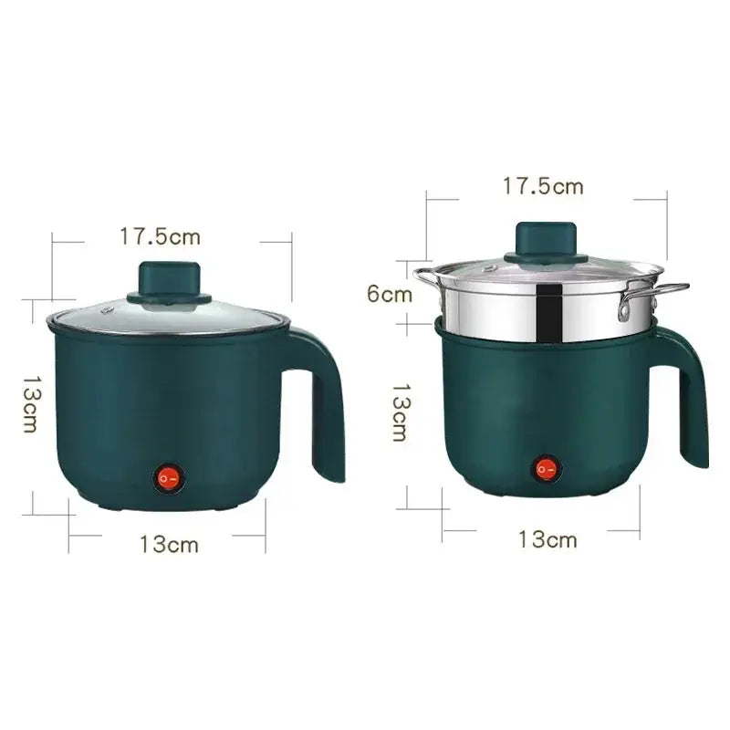 1.8L Electric Mini Rice Cooker Multifunction Non-Stick Cooking Pot by All Mart Bristol Ltd