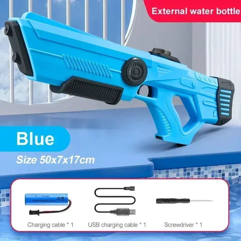 Electric Automatic Water Storage Gun Toys Portable Children Summer Beach Outdoor Fight Fantasy Spray Gun Toys Boy Kid Adult Game by All Mart Bristol Ltd