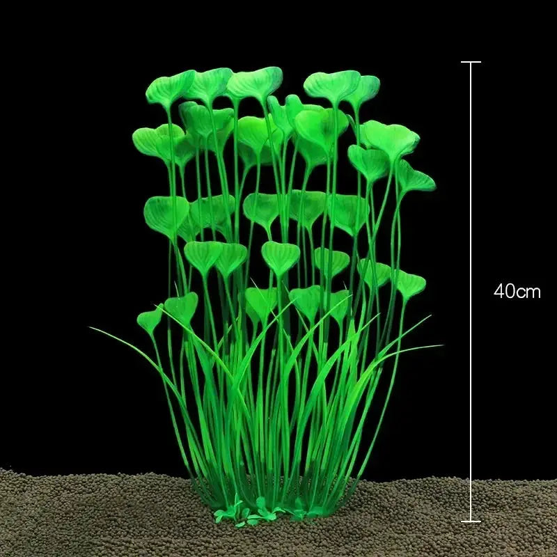 Fish Tank Water Plant Decoration Aquarium Decor Aquatic Plants Underwater Plastic Artificial Grass Accessories Pet Supplies Home by All Mart Bristol Ltd