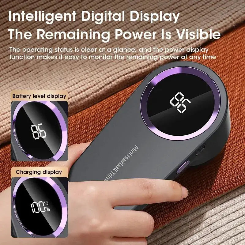 Electric Rechargeable Fabric Shaver and Lint Remover with LED by All Mart Bristol Ltd