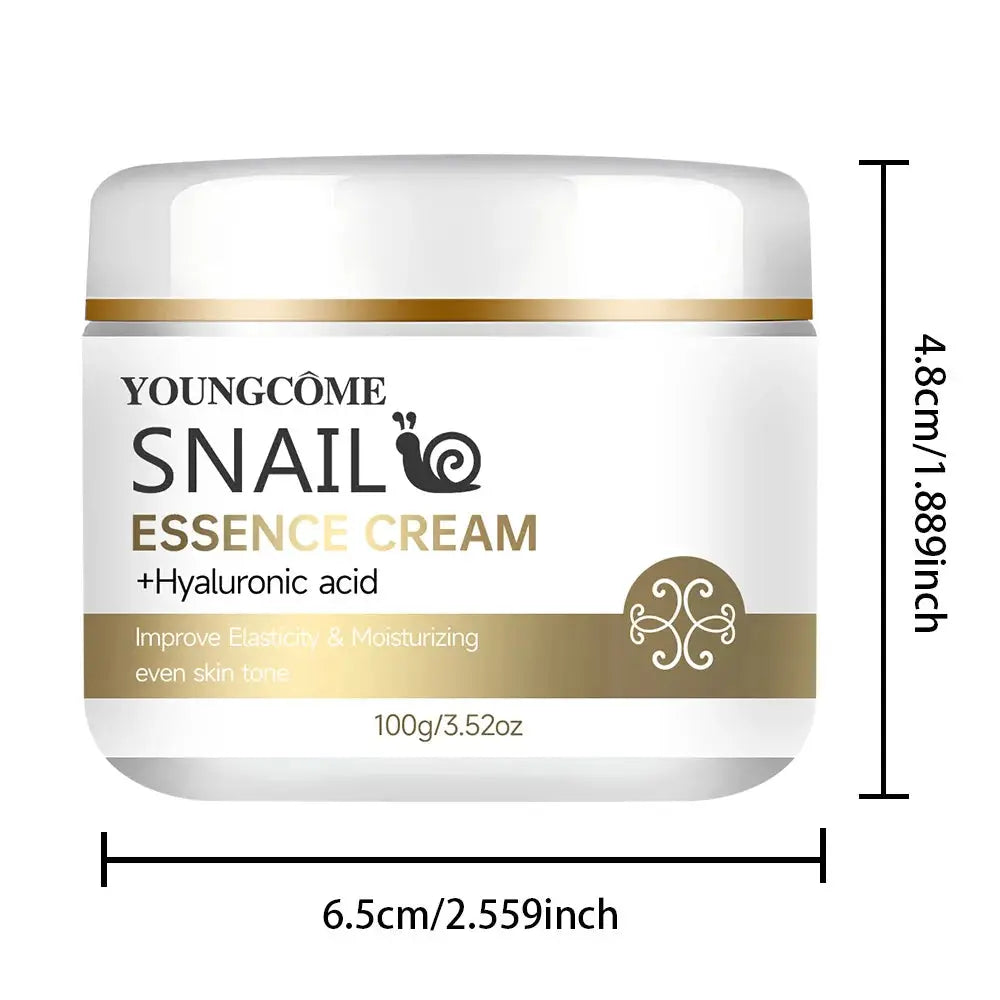 2pcs Snail essence cream with hyaluronic acid,Retinol Moisturizing Firming Lightening Repairing Smooth Skincare Whitening Creams by All Mart Bristol Ltd
