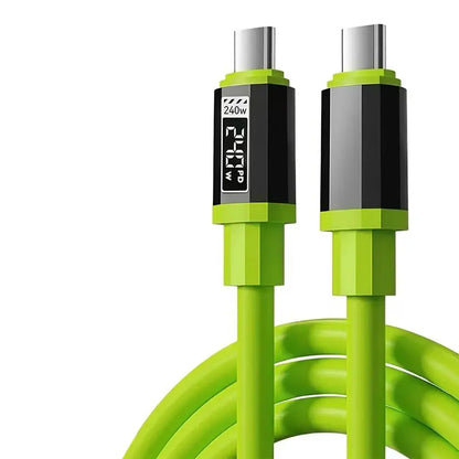240W USB Type C Fast Charge Cable USB To USB-C Data Cable Type C Super Fast Charging Date Wire For iPhone Samsung Huawei Xiaomi by All Mart Bristol Ltd