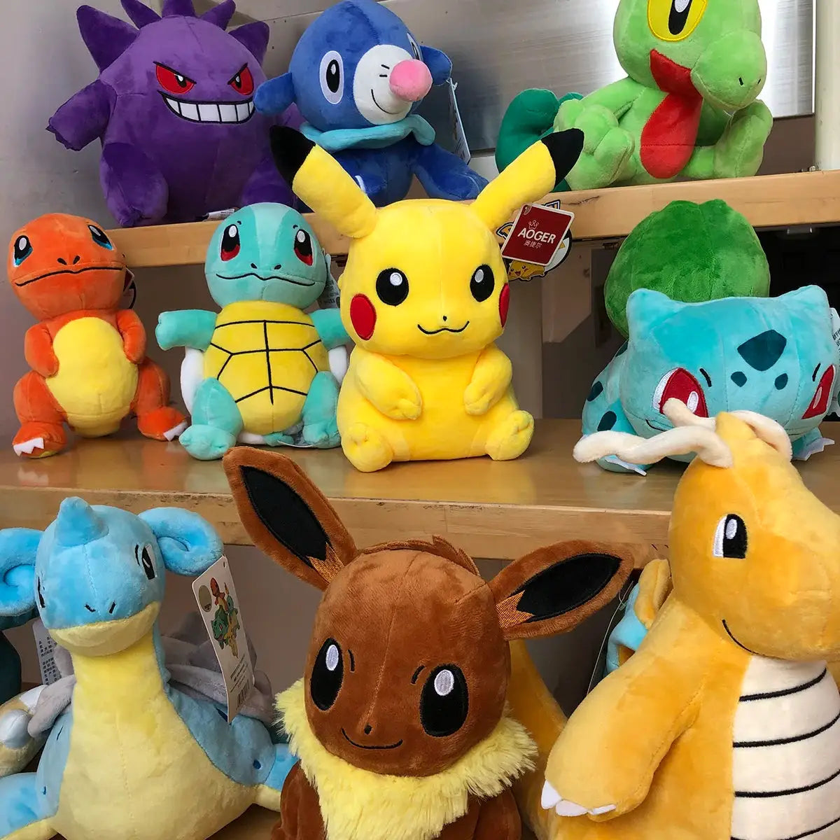 Pokemon Plush Toy High Quality With Tag Anime Cartoon Pikachu Charmander Squirtle Bulbasaur Stuffed Doll Gift For Kids Children by All Mart Bristol Ltd