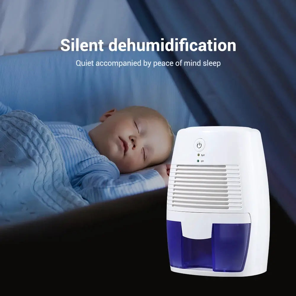 Portable 500ml Mini Electric Dehumidifier for Home and Office by All Mart Bristol Ltd