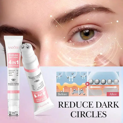 Instant Eye Bag Remove Cream Retinol Anti-Wrinkle Firming Skin Fade Fine Lines Anti Dark Circle Puffiness Brighten Eye SkinCare by All Mart Bristol Ltd
