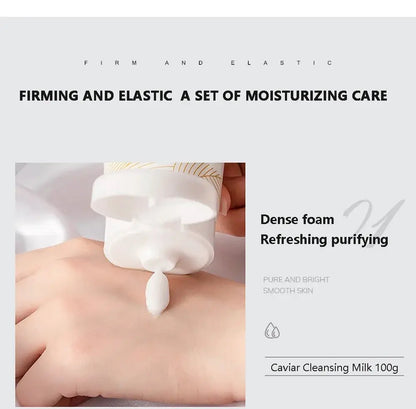 Facial Skin Care Set With Box Caviar Essence Face Serum 15pc Set Moisturizing Skincare Kit Beauty Health Korean Facial Skin Care by All Mart Bristol Ltd