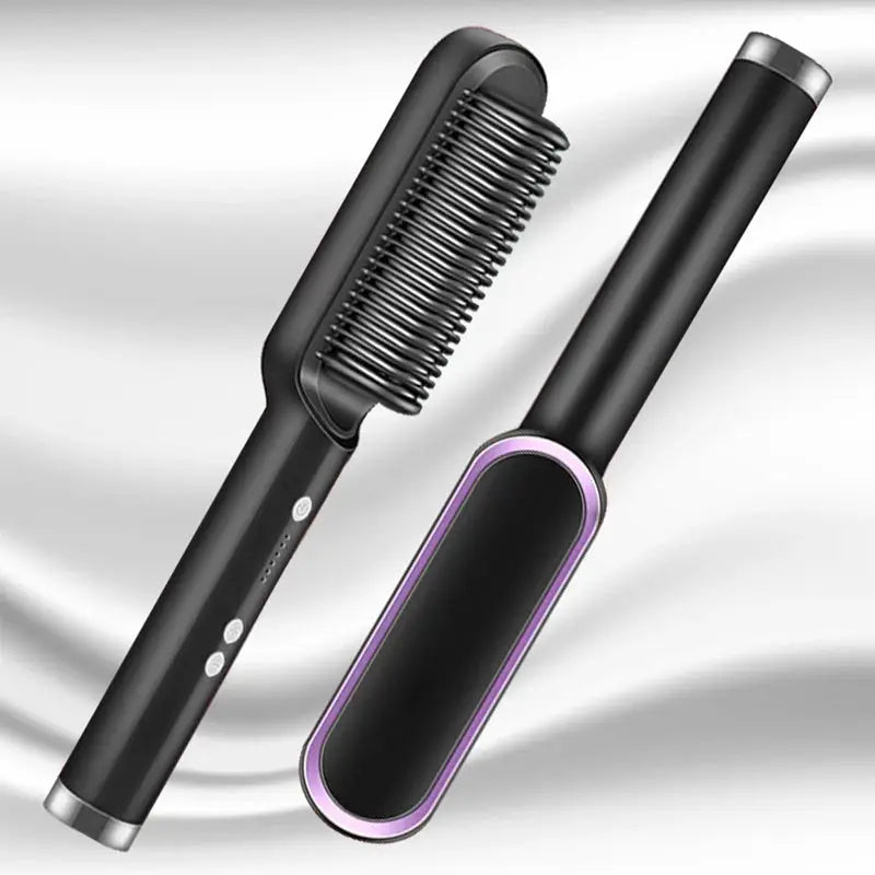 Electric Hair Straightener Brush Professional Fashion Fast Heating Ceramic Hair Straightener by All Mart Bristol Ltd