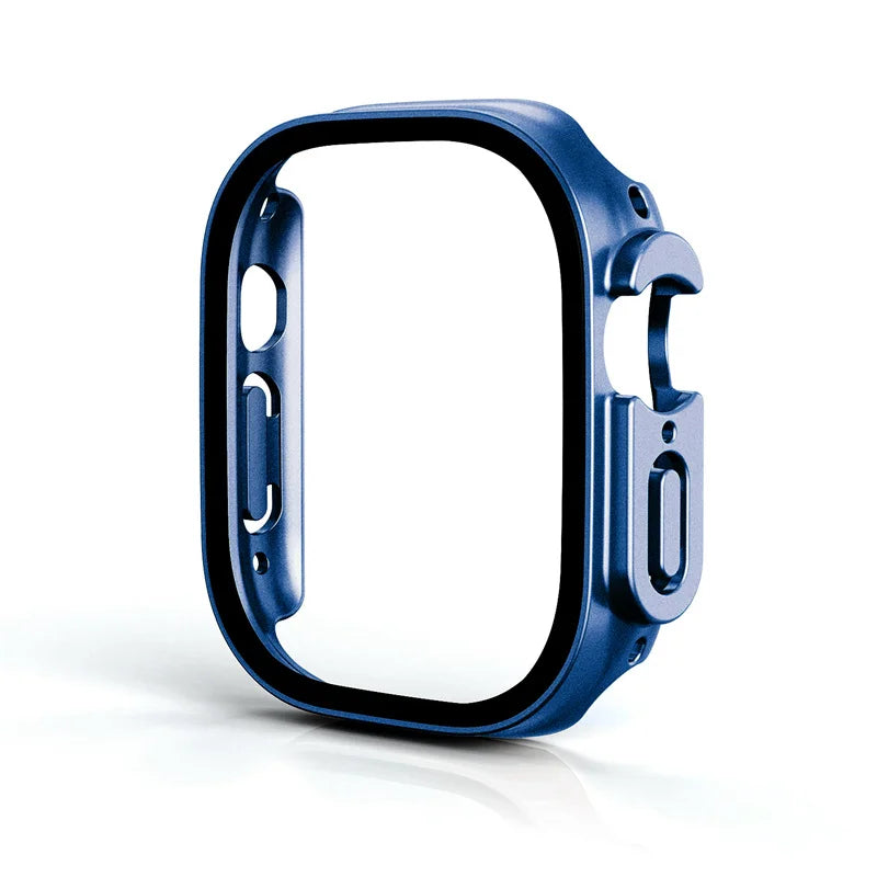 Glass+case For Apple Watch Ultra 49mm PC Bumper+Screen Protector Tempered luxury box Cover for apple watch ultra 2 Accessories by All Mart Bristol Ltd