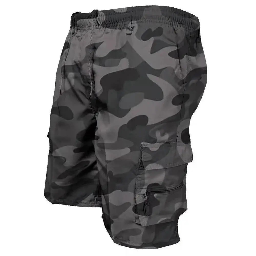 Men's Cargo Shorts Big Pocket Short trousers summer Male Camouflage Shorts Fashion Casual Sport Slacks Cargo jogging Short Pants by All Mart Bristol Ltd
