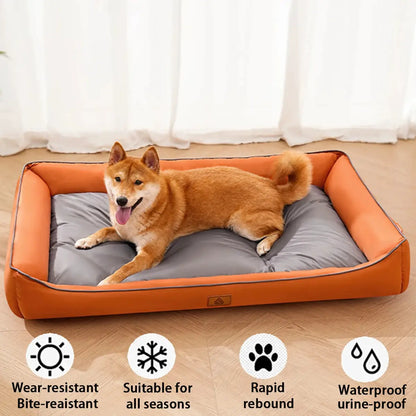 Large Dog Bed Waterproof Dog Bed for Big Dogs Summer Cooling Cat Bed Soft Sleeping Pet Mat All Seasons Puppy Mat for Chihuahua by All Mart Bristol Ltd