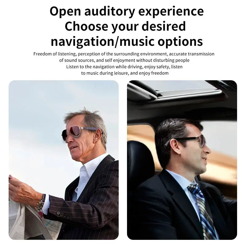Smart Sunglasses Bluetooth glasses,Wireless HD UV Protective Lens Eyewear Waterproof Speaker,listen to songs, talk sunglasses by All Mart Bristol Ltd