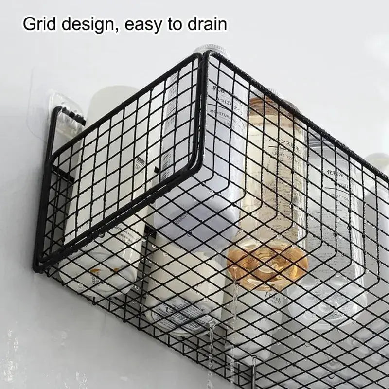 Kitchen Wall Mount Storage Rack Non Perforated Wall Mounted Storage Rack Wall Shelf Spice Rack Kitchen Rack Dish Rack Sink Rack by All Mart Bristol Ltd