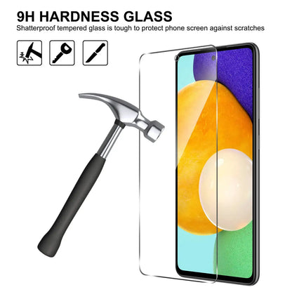 Screen Protector For Galaxy A52s 5G Samsung Tempered Glass High Aluminum 9H HD Clear Transparent Case Friendly by All Mart Bristol Ltd