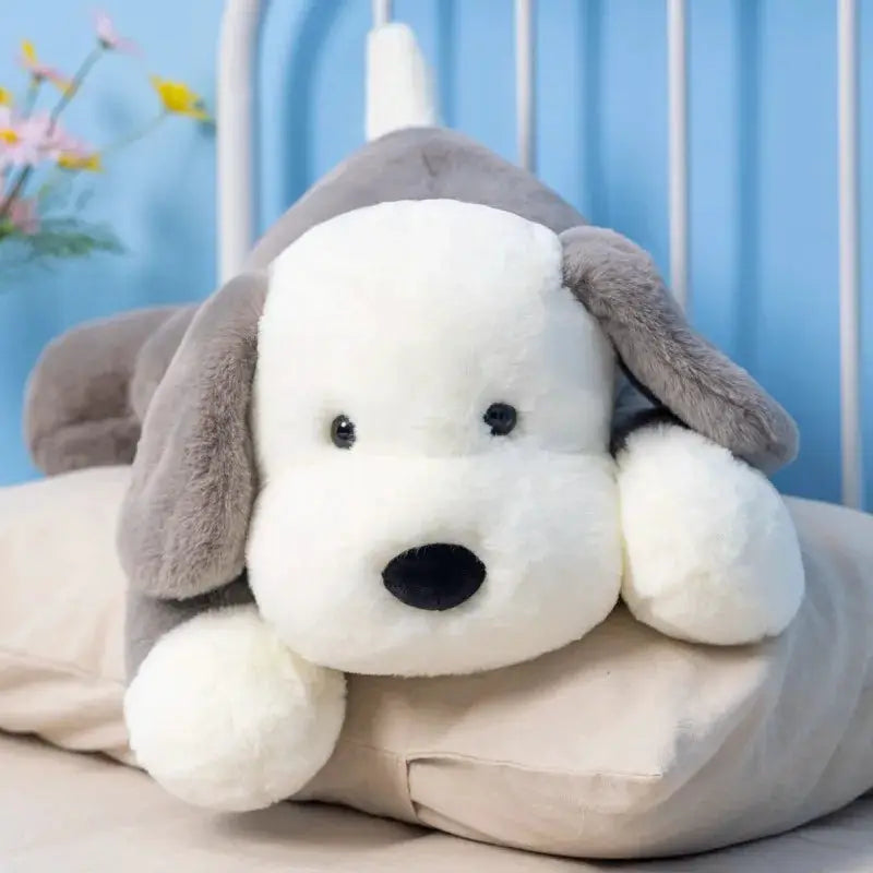 30cm Cut Lying Dog Plush Toys Pillow Stuffed Animal Comfort Soft Dolls Kids Birthday Gift Cartoon Anime Toy Christmas by All Mart Bristol Ltd