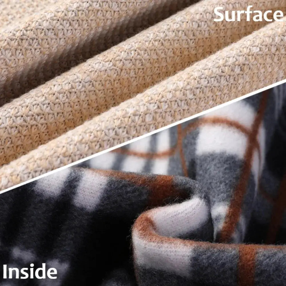 Men's Stand-up Collar Knit Sweater Autumn Winter New Cardigan Tops Korean Slim Solid Color Sweatercoat Jacket by All Mart Bristol Ltd