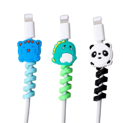Cute Cable Protector Bites Wire Cable Organizer Winder Saver USB Charging Cable Data Line Earphones Cord Protector Cover by All Mart Bristol Ltd