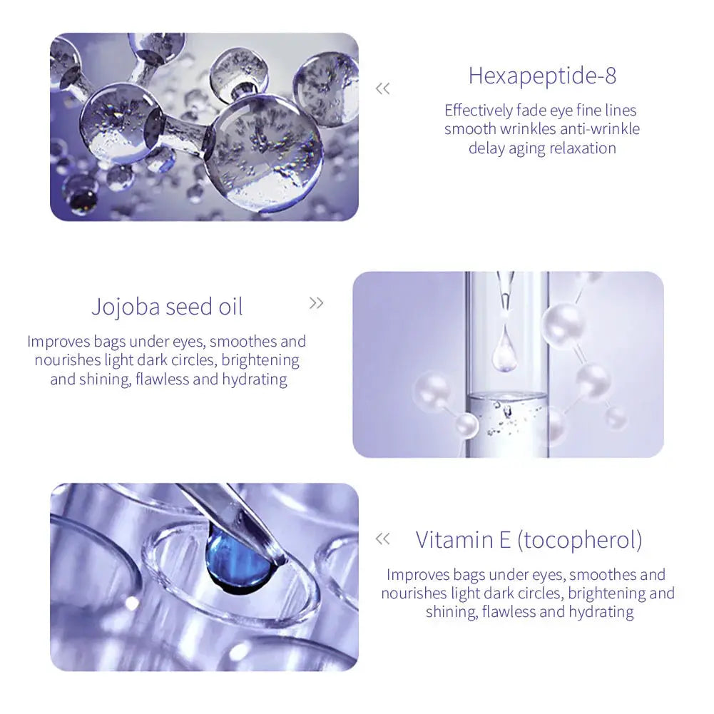 Sixth Peptide Eyes Serum Capsule Essence Dilute Dark Circles Eye Bag Placenta Eye Skincare Essence Korean Skin Care Product by All Mart Bristol Ltd